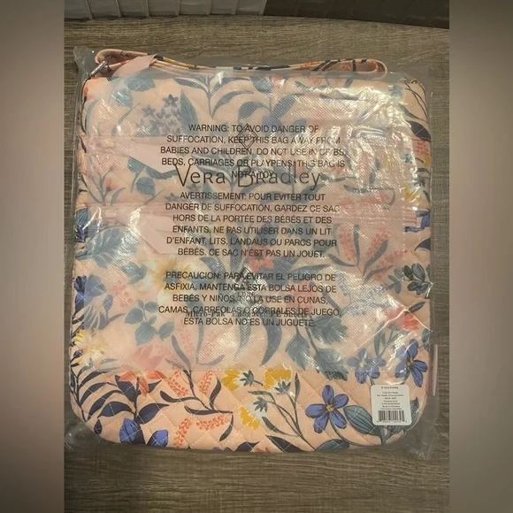 VERA BRADLEY - NEW
Triple Zip Hipster - Paradise Coral Crossbody - Picture 2 of 4